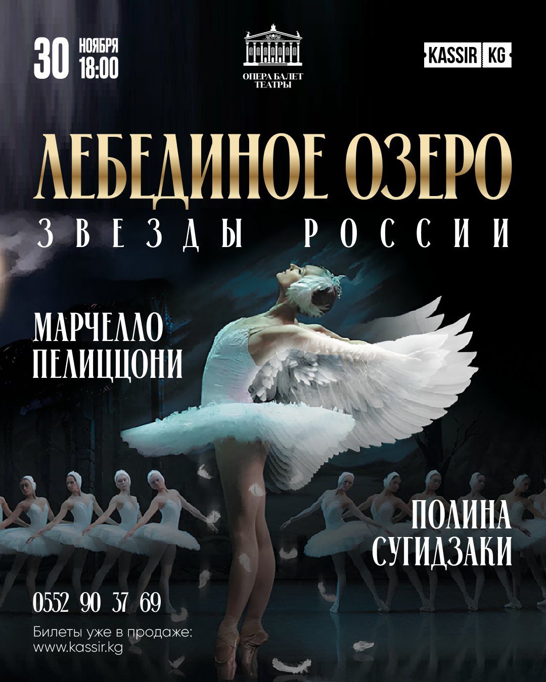 Лебединное озеро.Звезды России